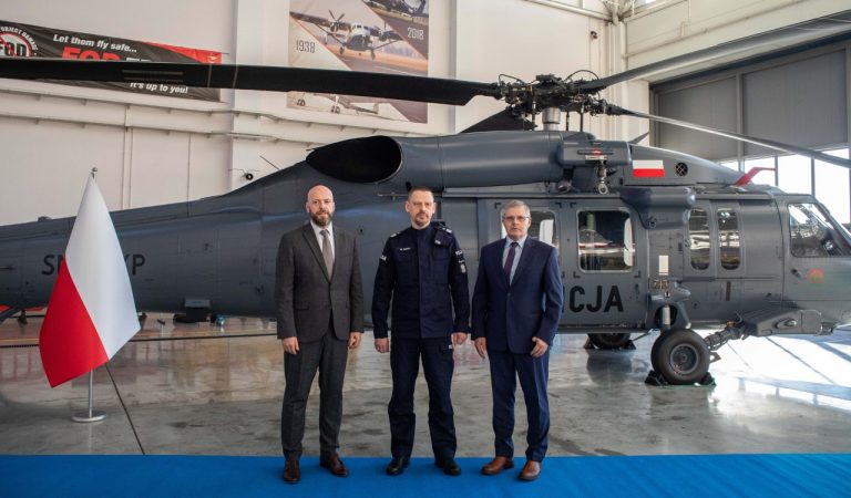 PZL Mielec Delivers S-70 Black Hawk helicopter to the Polish National Police